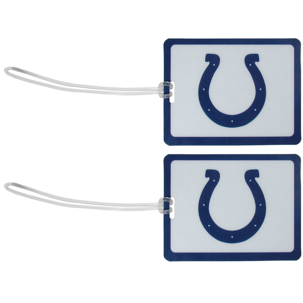 Indianapolis Colts Vinyl Luggage Tag, 2pk - Indianapolis Colts - Flyclothing LLC