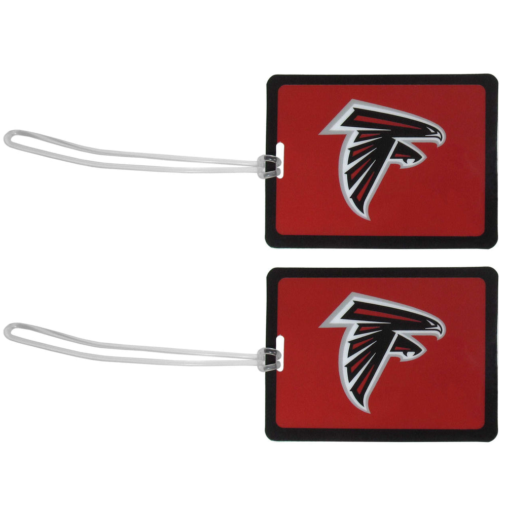 Atlanta Falcons Vinyl Luggage Tag, 2pk - Atlanta Falcons - Flyclothing LLC