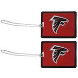 Atlanta Falcons Vinyl Luggage Tag, 2pk - Atlanta Falcons - Flyclothing LLC