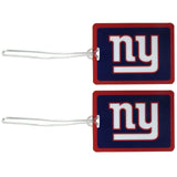 New York Giants Vinyl Luggage Tag, 2pk - New York Giants - Flyclothing LLC