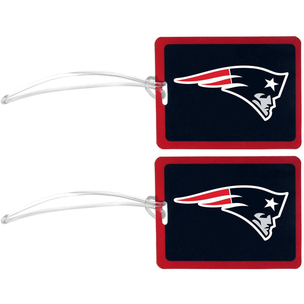 New England Patriots Vinyl Luggage Tag, 2pk - New England Patriots - Flyclothing LLC