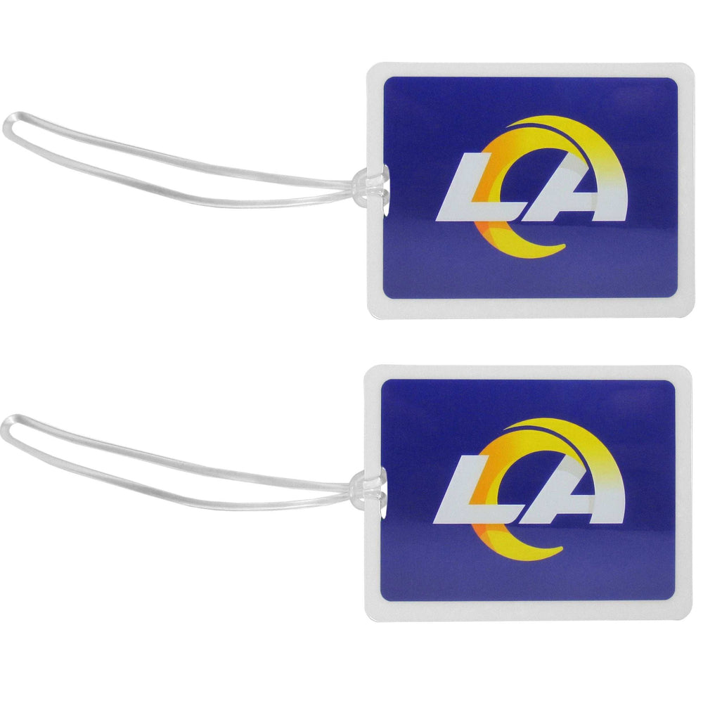Los Angeles Rams Vinyl Luggage Tag, 2pk - Los Angeles Rams - Flyclothing LLC