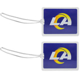 Los Angeles Rams Vinyl Luggage Tag, 2pk - Los Angeles Rams - Flyclothing LLC