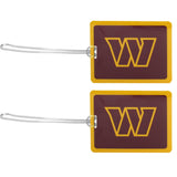 Washington Commanders Vinyl Luggage Tag, 2pk - Washington Commanders - Flyclothing LLC