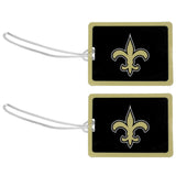 New Orleans Saints Vinyl Luggage Tag, 2pk - New Orleans Saints - Flyclothing LLC