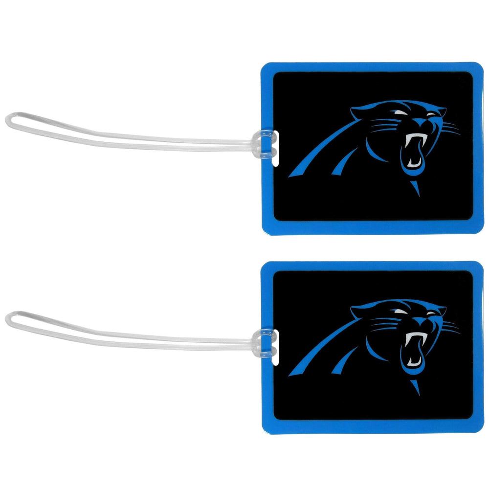 Carolina Panthers Vinyl Luggage Tag, 2pk - Carolina Panthers - Flyclothing LLC