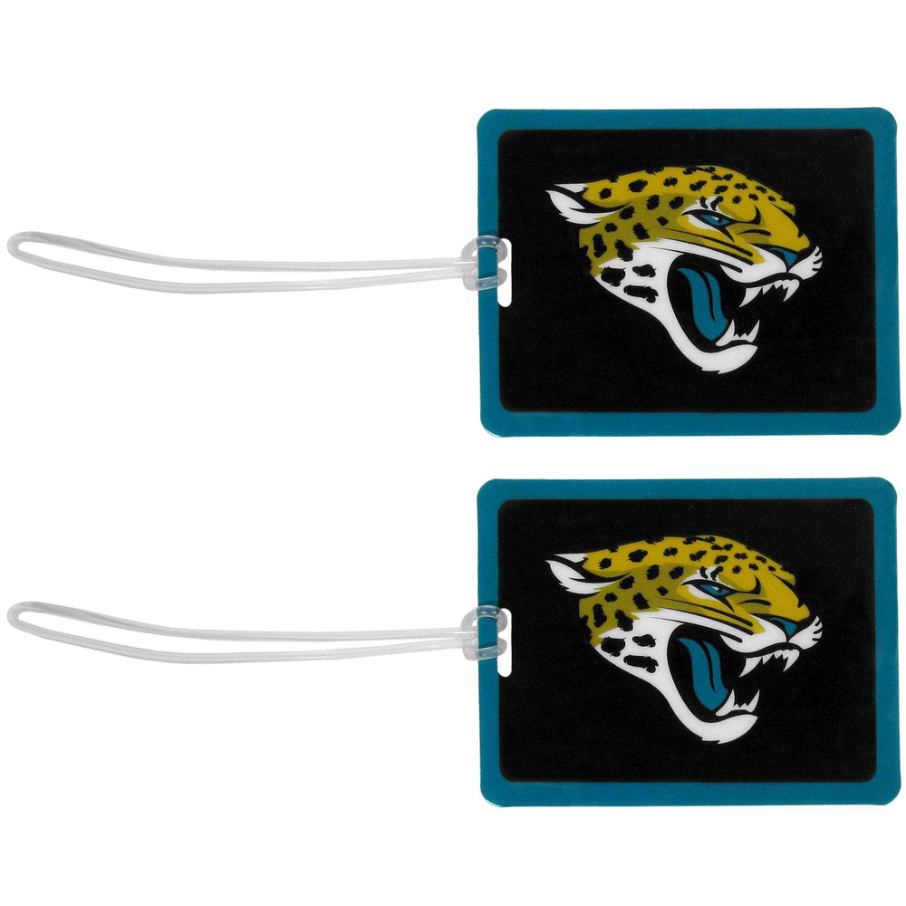 Jacksonville Jaguars Vinyl Luggage Tag, 2pk - Jacksonville Jaguars - Flyclothing LLC
