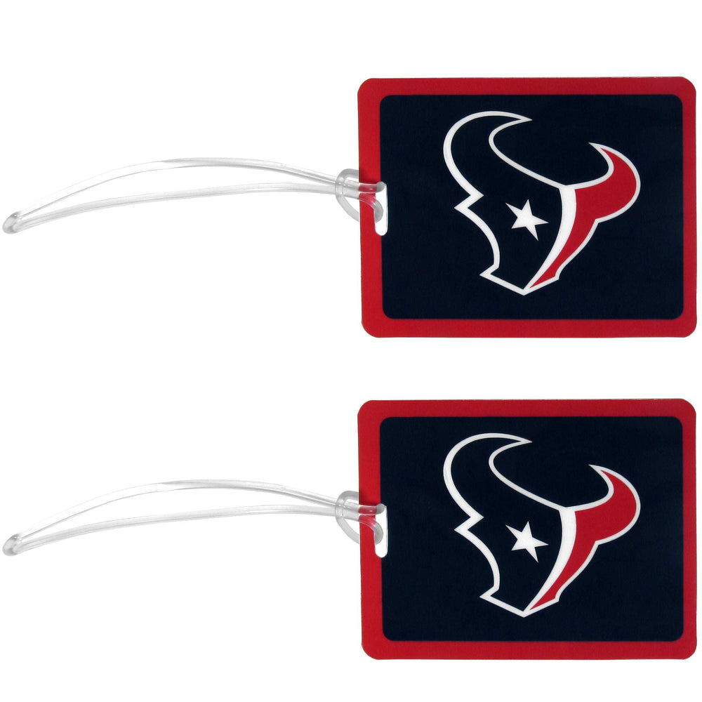 Houston Texans Vinyl Luggage Tag, 2pk - Houston Texans - Flyclothing LLC
