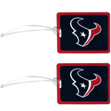 Houston Texans Vinyl Luggage Tag, 2pk - Houston Texans - Flyclothing LLC