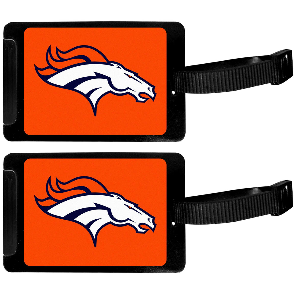 Denver Broncos Luggage Tag 2 pk - Denver Broncos - Flyclothing LLC