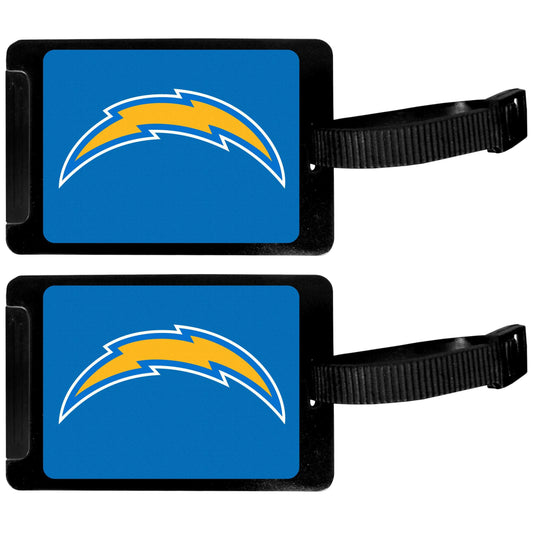 Los Angeles Chargers Luggage Tag 2 pk - Los Angeles Chargers - Flyclothing LLC