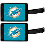 Miami Dolphins Luggage Tag 2 pk - Miami Dolphins - Flyclothing LLC