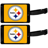 Pittsburgh Steelers Luggage Tag 2 pk - Pittsburgh Steelers - Flyclothing LLC