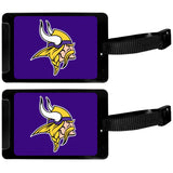 Minnesota Vikings Luggage Tag 2 pk - Minnesota Vikings - Flyclothing LLC