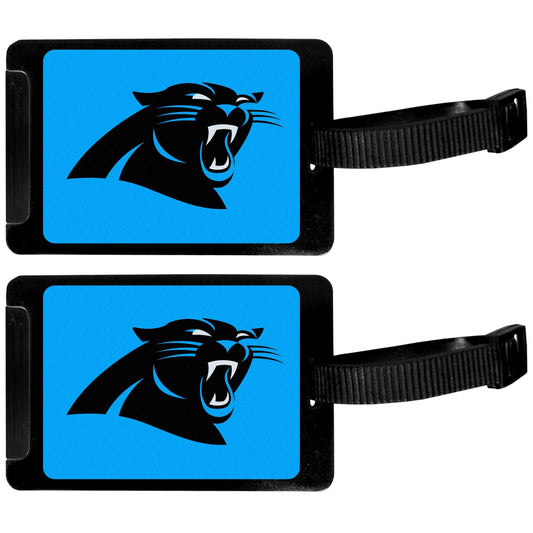 Carolina Panthers Luggage Tag 2 pk - Carolina Panthers - Flyclothing LLC