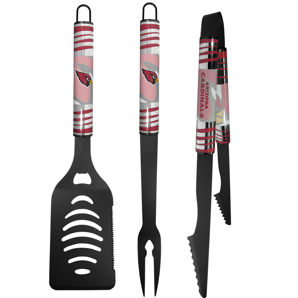 Arizona Cardinals 3 pc Black Tailgater BBQ Set - Arizona Cardinals - Flyclothing LLC