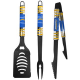 Los Angeles Chargers 3 pc Black Tailgater BBQ Set - Los Angeles Chargers - Flyclothing LLC