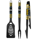 Green Bay Packers 3 pc Black Tailgater BBQ Set - Green Bay Packers - Flyclothing LLC