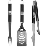 New York Giants 3 pc Steel BBQ Set in Black - New York Giants - Flyclothing LLC