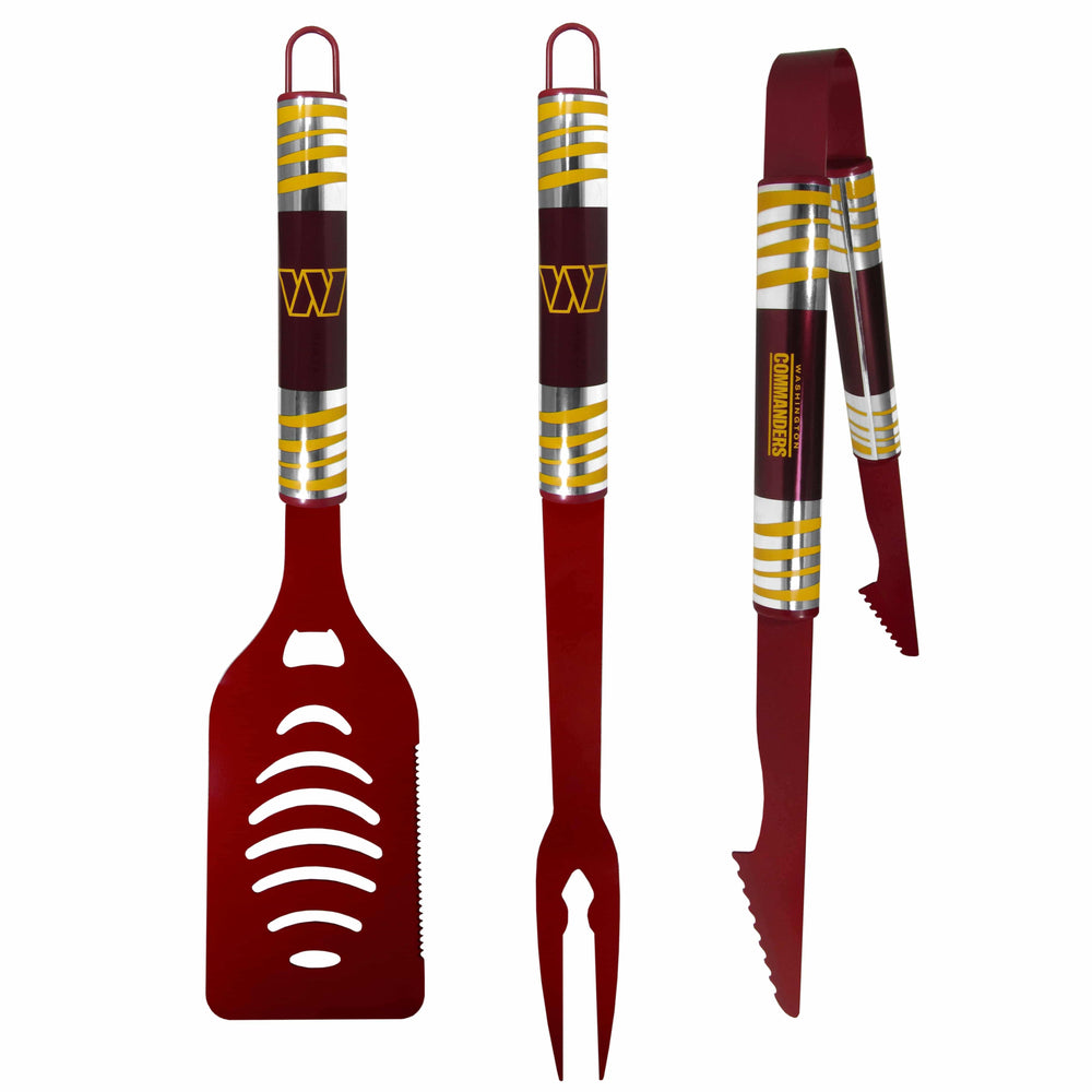 Washington Commanders 3 pc Color BBQ Tool Set - Siskiyou Buckle - Flyclothing LLC