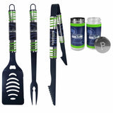 Seattle Seahawks 3pc Color BBQ Tools w/Salt & Pepper Shakers - Seattle Seahawks - Flyclothing LLC