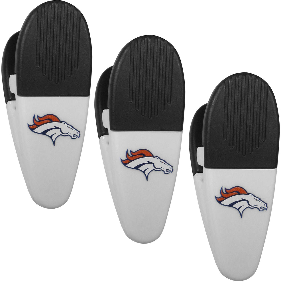 Denver Broncos Mini Chip Clip Magnets 3 pk - Denver Broncos - Flyclothing LLC