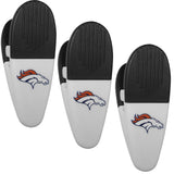 Denver Broncos Mini Chip Clip Magnets 3 pk - Denver Broncos - Flyclothing LLC