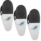 Miami Dolphins Mini Chip Clip Magnets 3 pk - Miami Dolphins - Flyclothing LLC