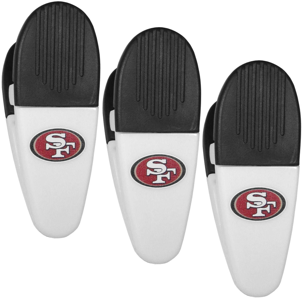 San Francisco 49ers Mini Chip Clip Magnets 3 pk - San Francisco 49ers - Flyclothing LLC