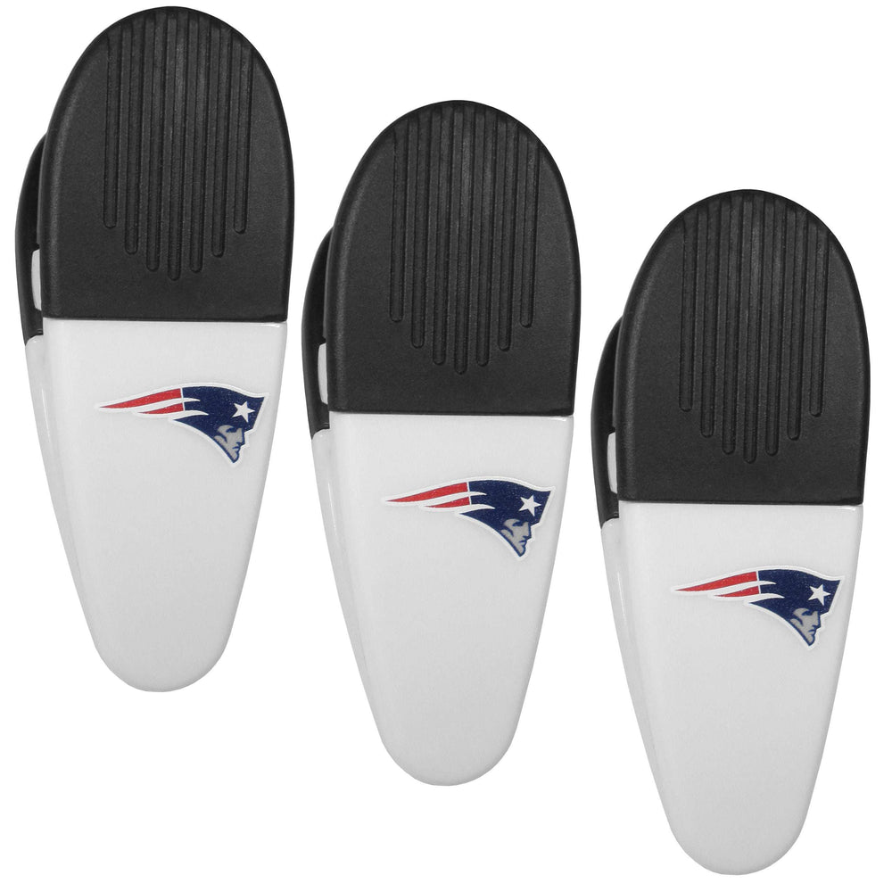 New England Patriots Mini Chip Clip Magnets 3 pk - New England Patriots - Flyclothing LLC