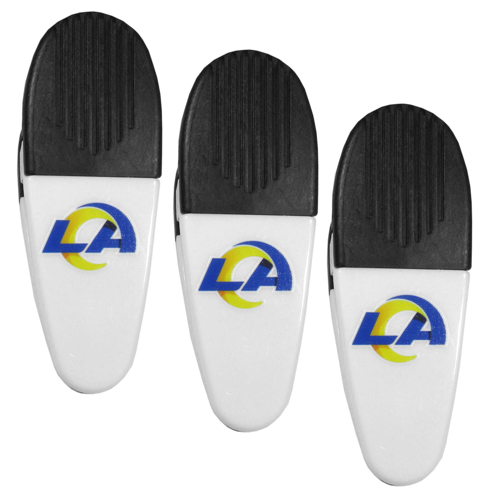 Los Angeles Rams Mini Chip Clip Magnets 3 pk - Los Angeles Rams - Flyclothing LLC