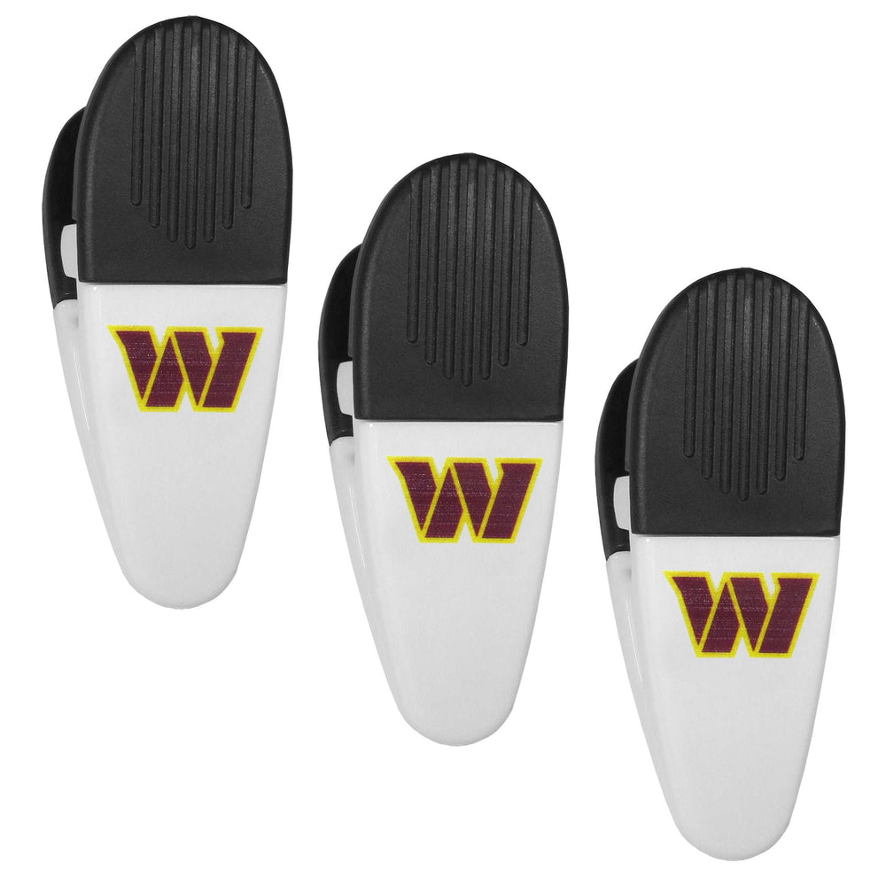Washington Commanders Mini Chip Clip Magnets 3 pk - Washington Commanders - Flyclothing LLC