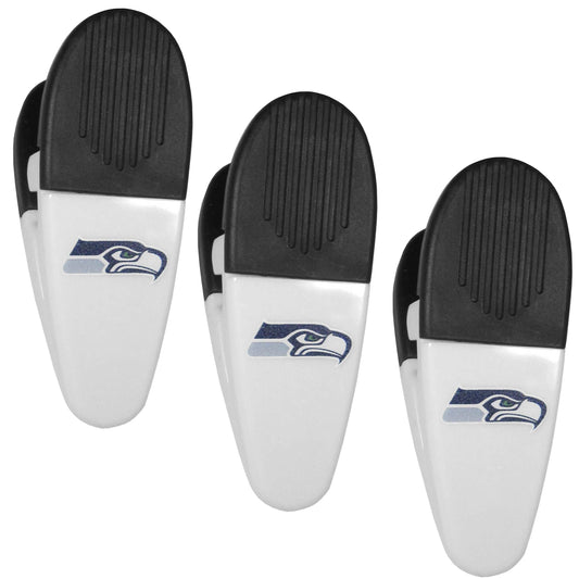 Seattle Seahawks Mini Chip Clip Magnets 3 pk - Seattle Seahawks - Flyclothing LLC