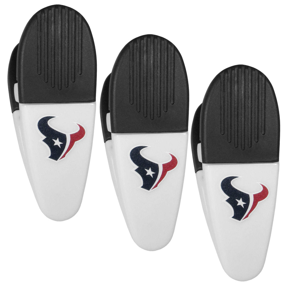 Houston Texans Mini Chip Clip Magnets 3 pk - Houston Texans - Flyclothing LLC
