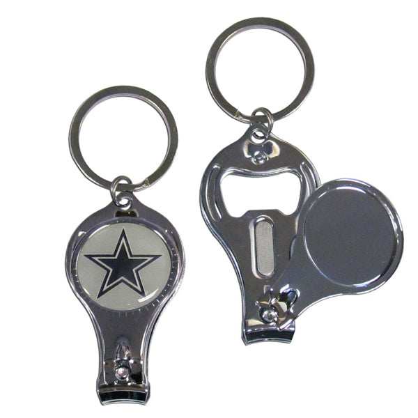 Dallas Cowboys Nail Care/Bottle Opener Key Chain - Dallas Cowboys - Flyclothing LLC