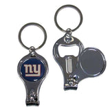 New York Giants Nail Care/Bottle Opener Key Chain - New York Giants - Flyclothing LLC