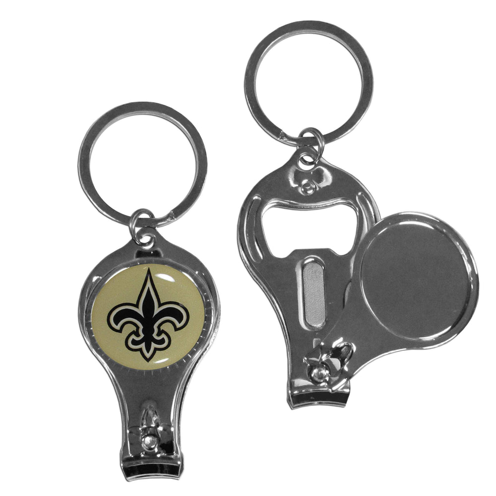 New Orleans Saints Nail Care/Bottle Opener Key Chain - New Orleans Saints - Flyclothing LLC