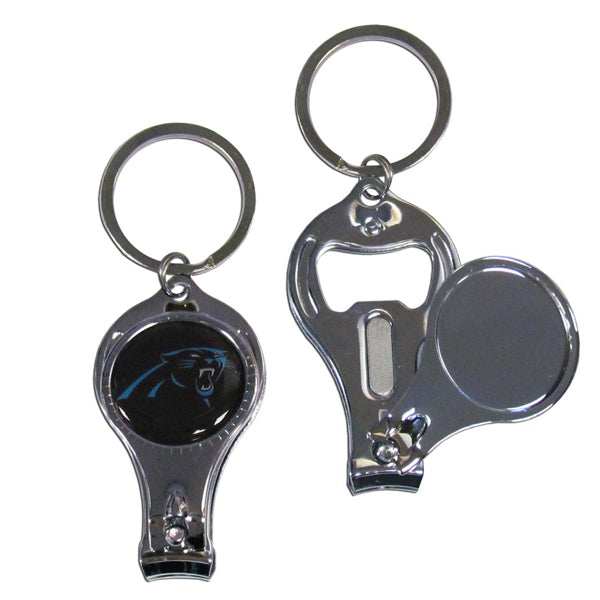 Carolina Panthers Nail Care/Bottle Opener Key Chain - Carolina Panthers - Flyclothing LLC