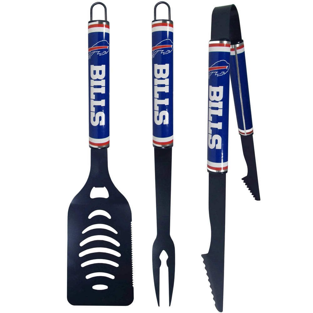 Buffalo Bills 3 pc Color BBQ Tools - Buffalo Bills - Flyclothing LLC