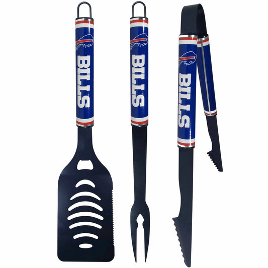 Buffalo Bills 3 pc Color BBQ Tools - Buffalo Bills - Flyclothing LLC