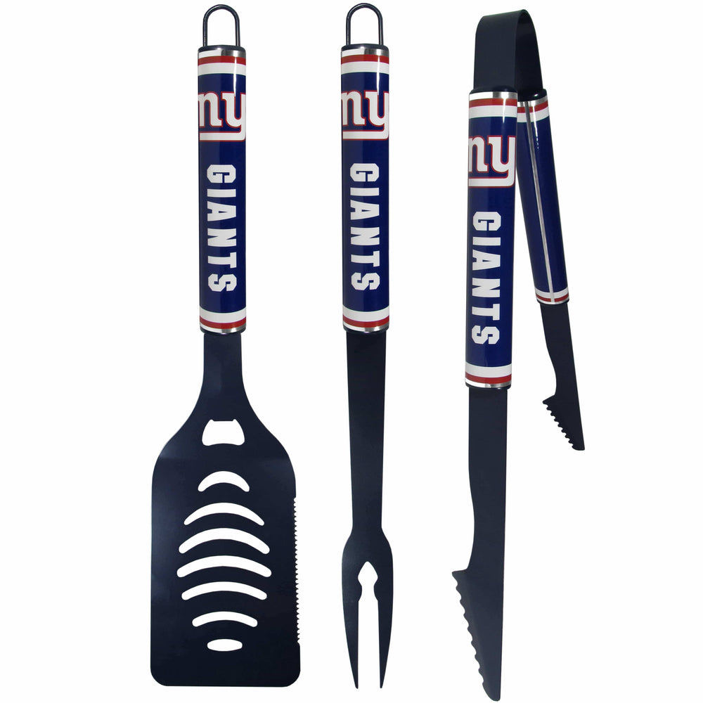 New York Giants 3 pc Color BBQ Tools - New York Giants - Flyclothing LLC