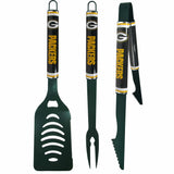 Green Bay Packers 3 pc Color BBQ Tools - Green Bay Packers - Flyclothing LLC