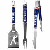 Buffalo Bills 3 pc Steel BBQ Tool Set - Buffalo Bills - Flyclothing LLC