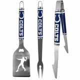 Indianapolis Colts 3 pc Steel BBQ Tool Set - Indianapolis Colts - Flyclothing LLC