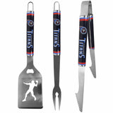 Tennessee Titans 3 pc Steel BBQ Tool Set - Tennessee Titans - Flyclothing LLC