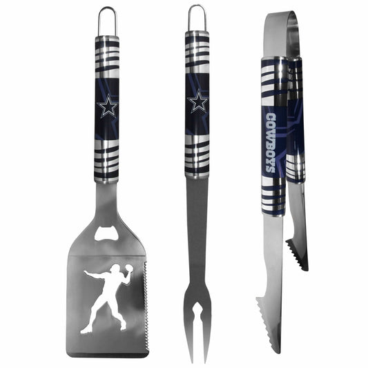 Dallas Cowboys 3 pc Tailgater BBQ Tools - Dallas Cowboys - Flyclothing LLC