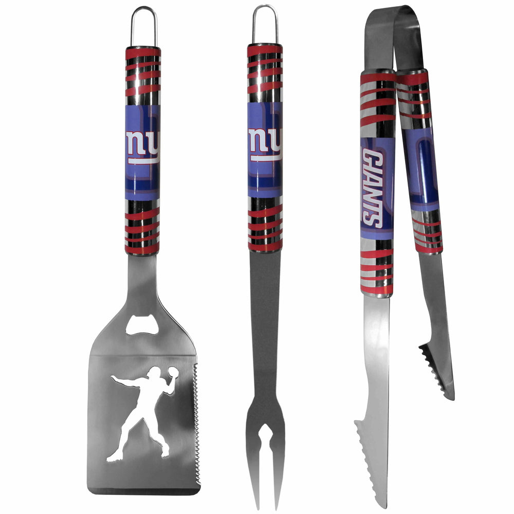 New York Giants 3 pc Tailgater BBQ Tools - New York Giants - Flyclothing LLC