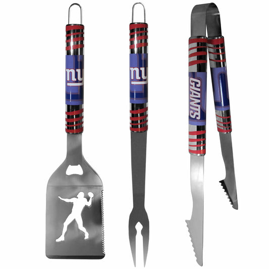 New York Giants 3 pc Tailgater BBQ Tools - New York Giants - Flyclothing LLC
