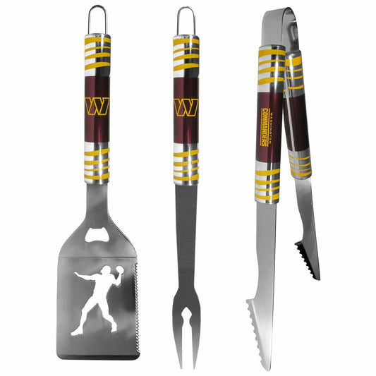 Washington Commanders 3 pc Tailgater BBQ Tools - Washington Commanders - Flyclothing LLC
