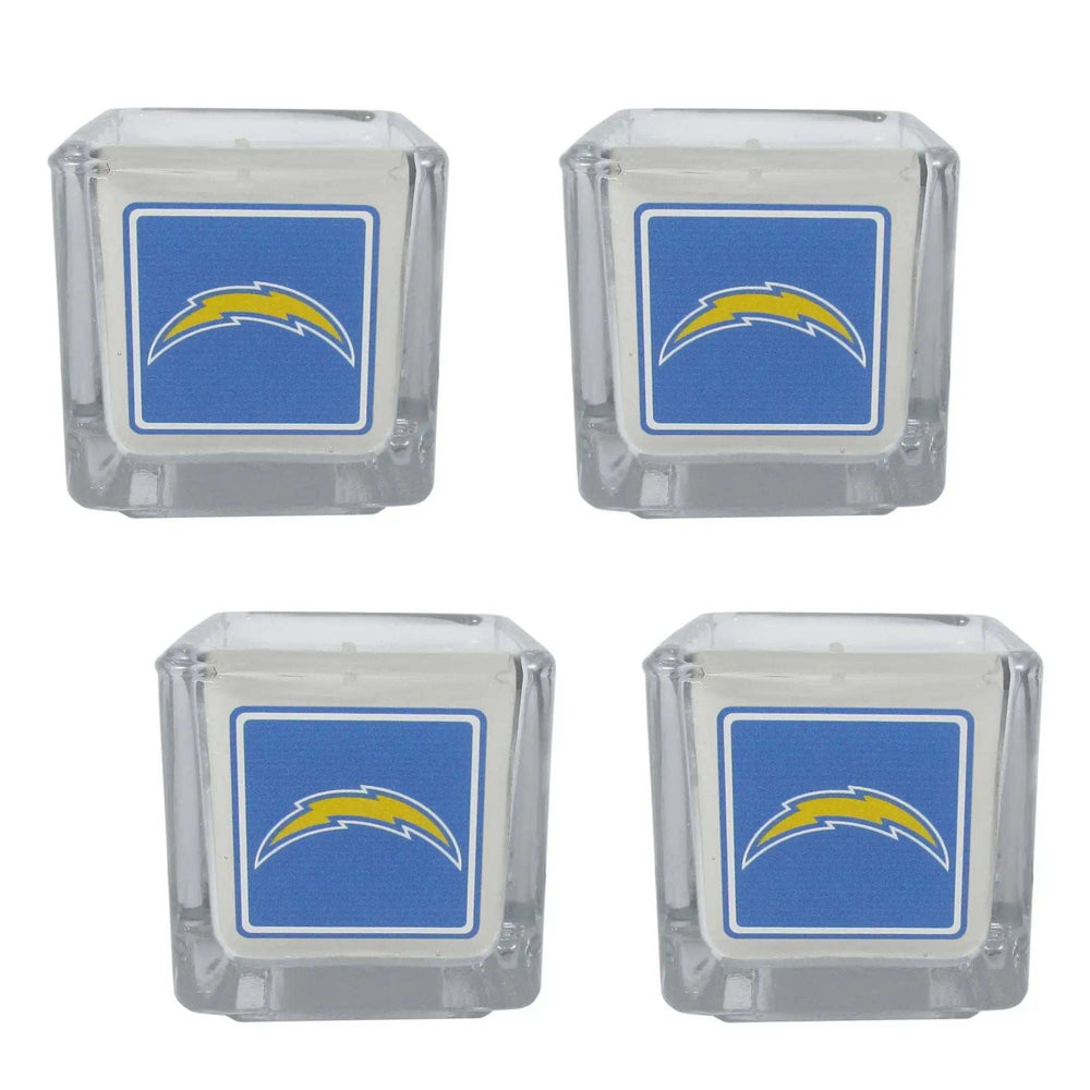 Los Angeles Chargers Scented Candles, 4 pk - Los Angeles Chargers - Flyclothing LLC